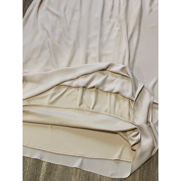 Show Me Your Mumu Caitlin Ruffle Maxi Dress OATMEAL Color Size Medium - Picture 6 of 13